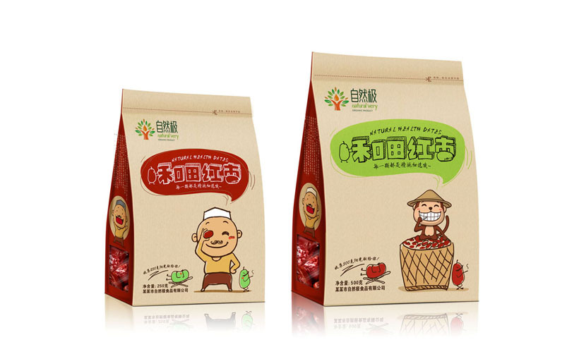 自然極 新疆特產與電子產品的融合包裝與品牌形象設計